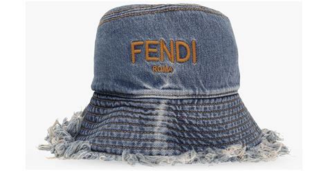 fendi mens bucket hat|fendi denim bucket hat.